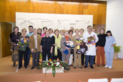 Acto de homenaje en el Hospital Virgen del Camino