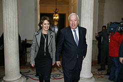 La Presidenta Barcina y el Ministro de Exteriores
