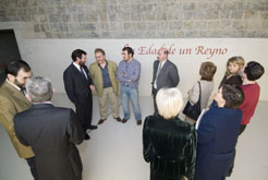 Visita de los empresarios de ANAPEH a la exposición &quot;La Edad de un Reyno&quot;
