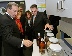 Visita a uno de los laboratorios