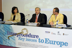 Mesa presidencial del seminario del Proyecto Interprocedure