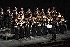 Concierto del Coro Valle de Elorz en el centro cultural de Noáin. 
