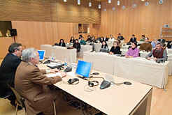 Jos&#233; &#193;ngel Zubiaur, durante la clausura del seminario.