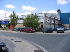 Nave industrial del polígono de Noáin que subasta Hacienda Tributaria