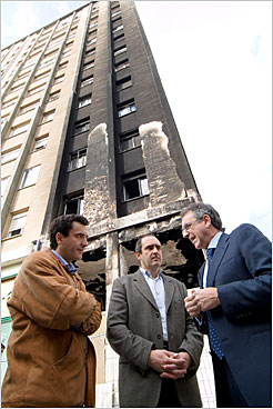 Visita del Presidente a los afectados del atentado de Barañáin