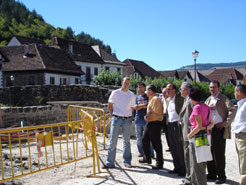 Visita del consejero Catalán en Ochagavía.