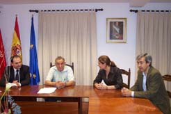 Firma en el ayuntamiento de Navascués