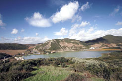 Vista del pantano de Alloz