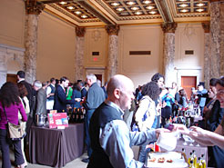 Un momento de la degustación de productos navarros en el hotel &quot;W New York -Union Square&quot; 