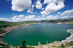 Imagen del embalse de Itoiz. 