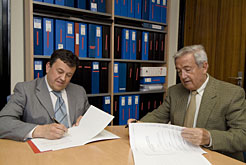 Juan Ramón Rábade y Joaquín Arévalo
