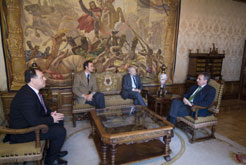 El presidente Sanz recibe a Fernando Redón