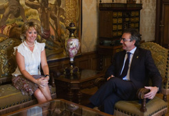 Los Presidentes Sanz y Aguirre 