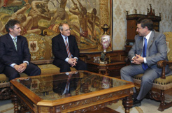 El vicepresidente Iribarren y el ministro Montilla